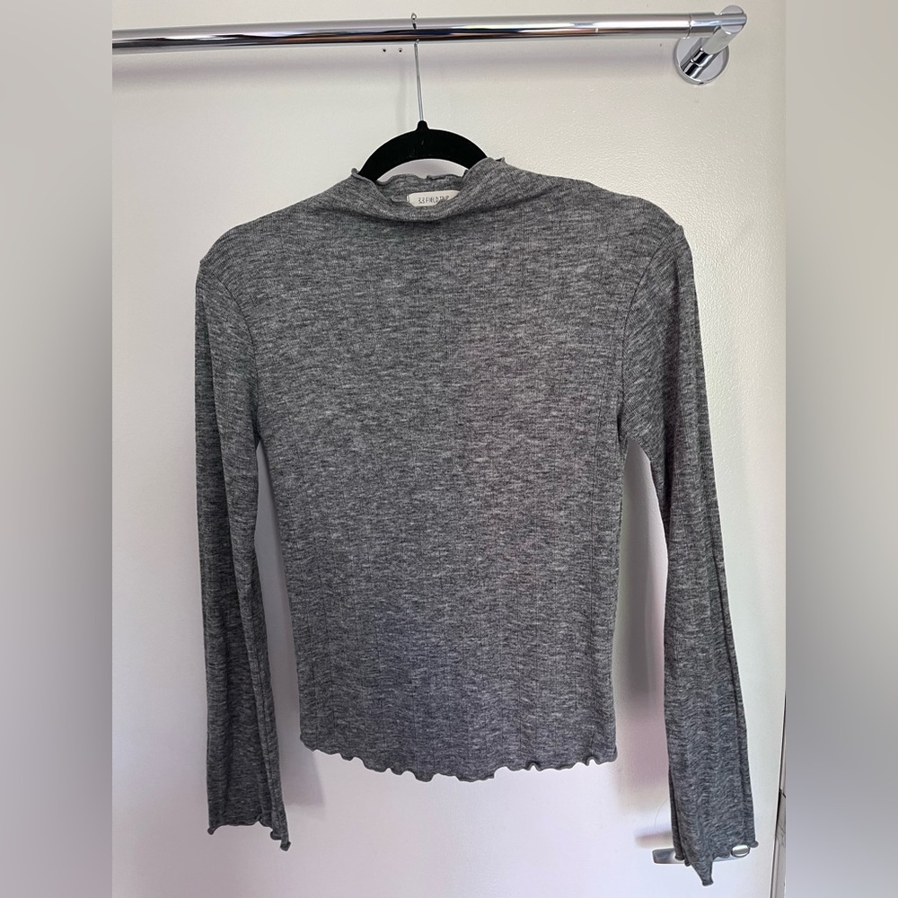 ALAND 70s style ribbed mockneck
